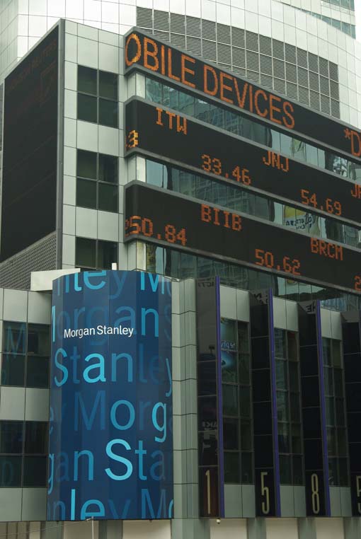 Morgan Stanley at Times Square