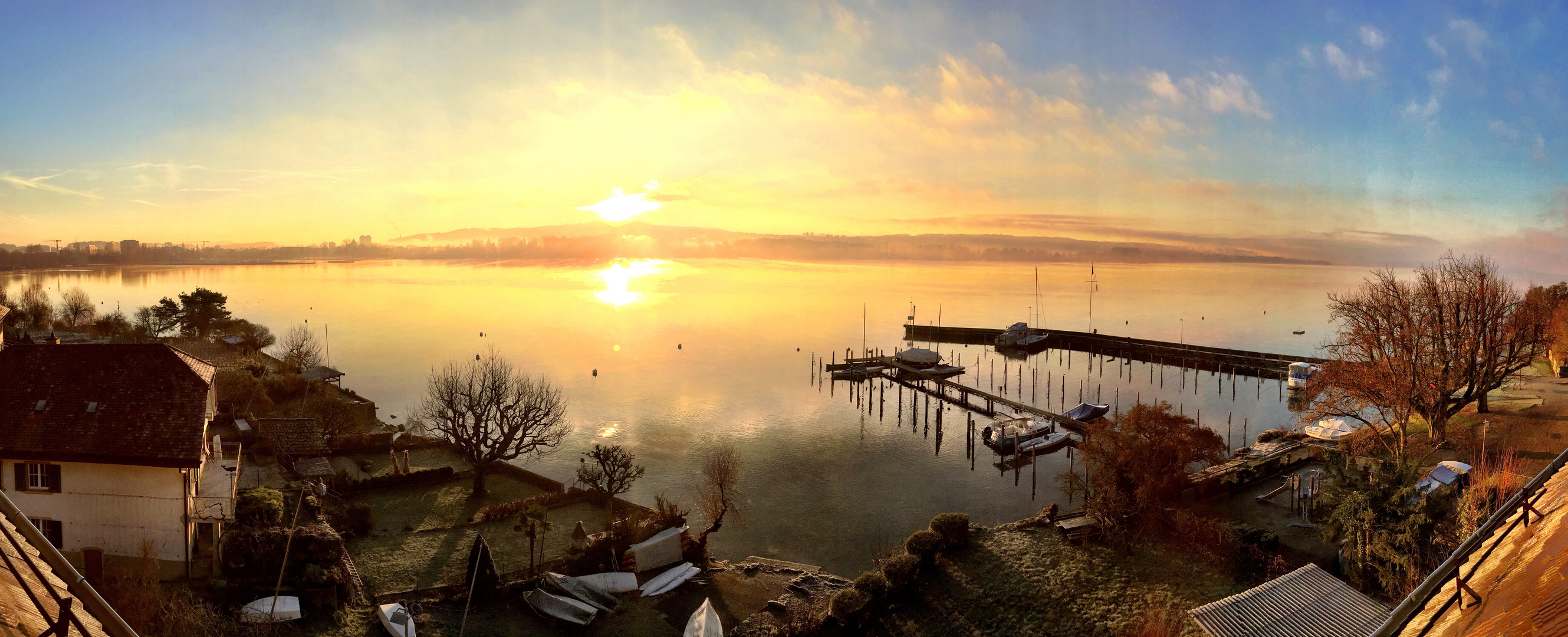 Morgen am Bielersee