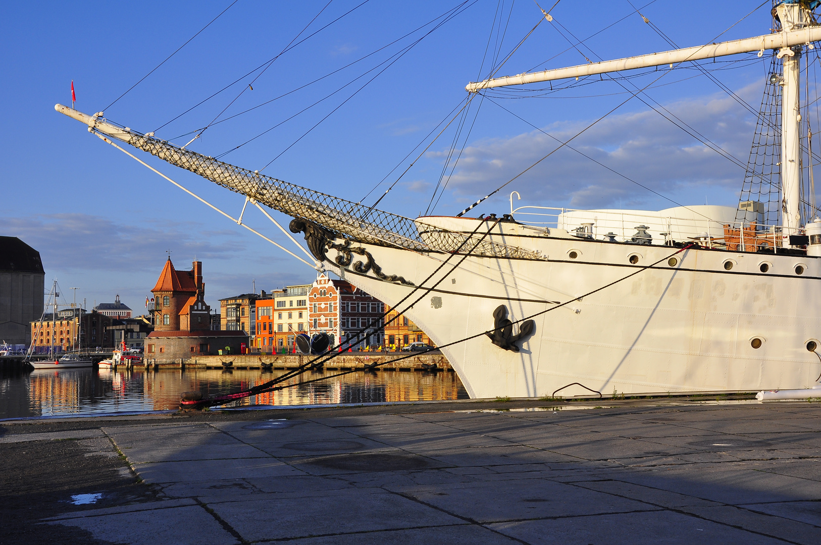 Morgen am Hafen