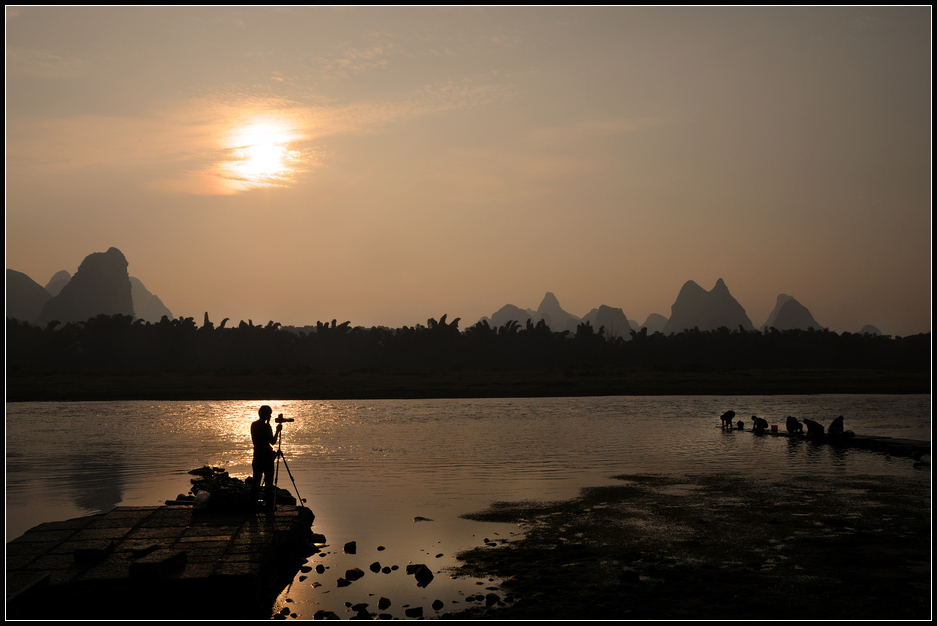 Morgen am Li-Fluss