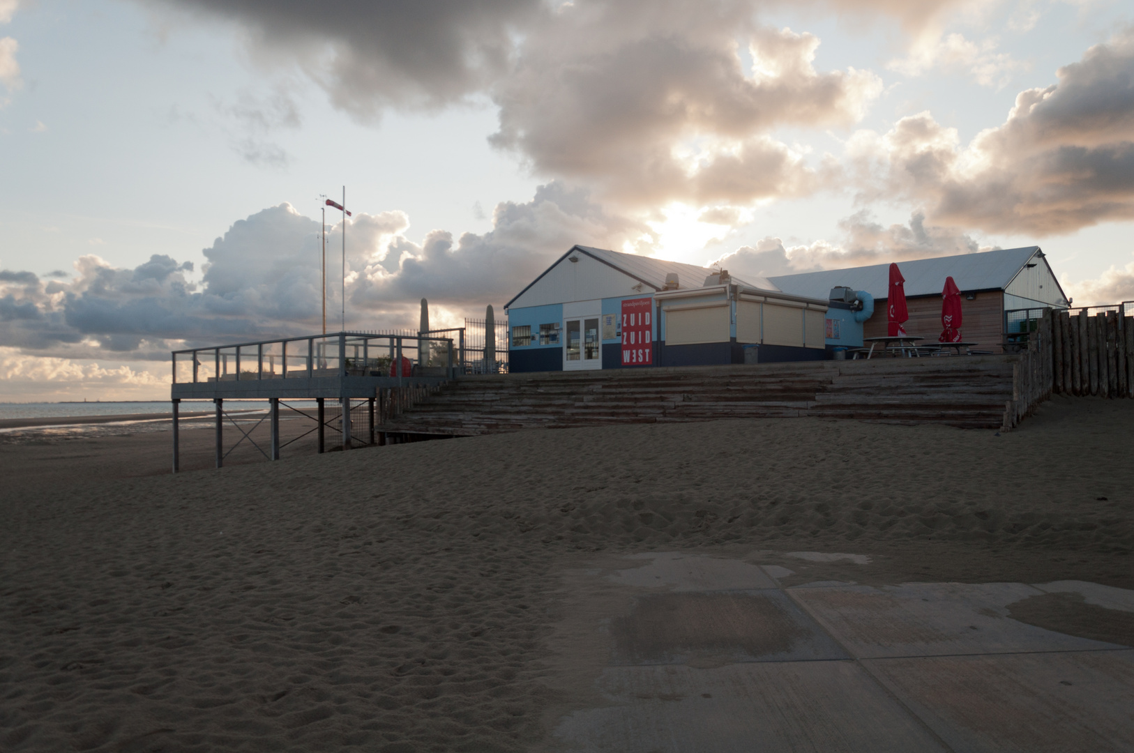 Morgen am Strand von Renesse