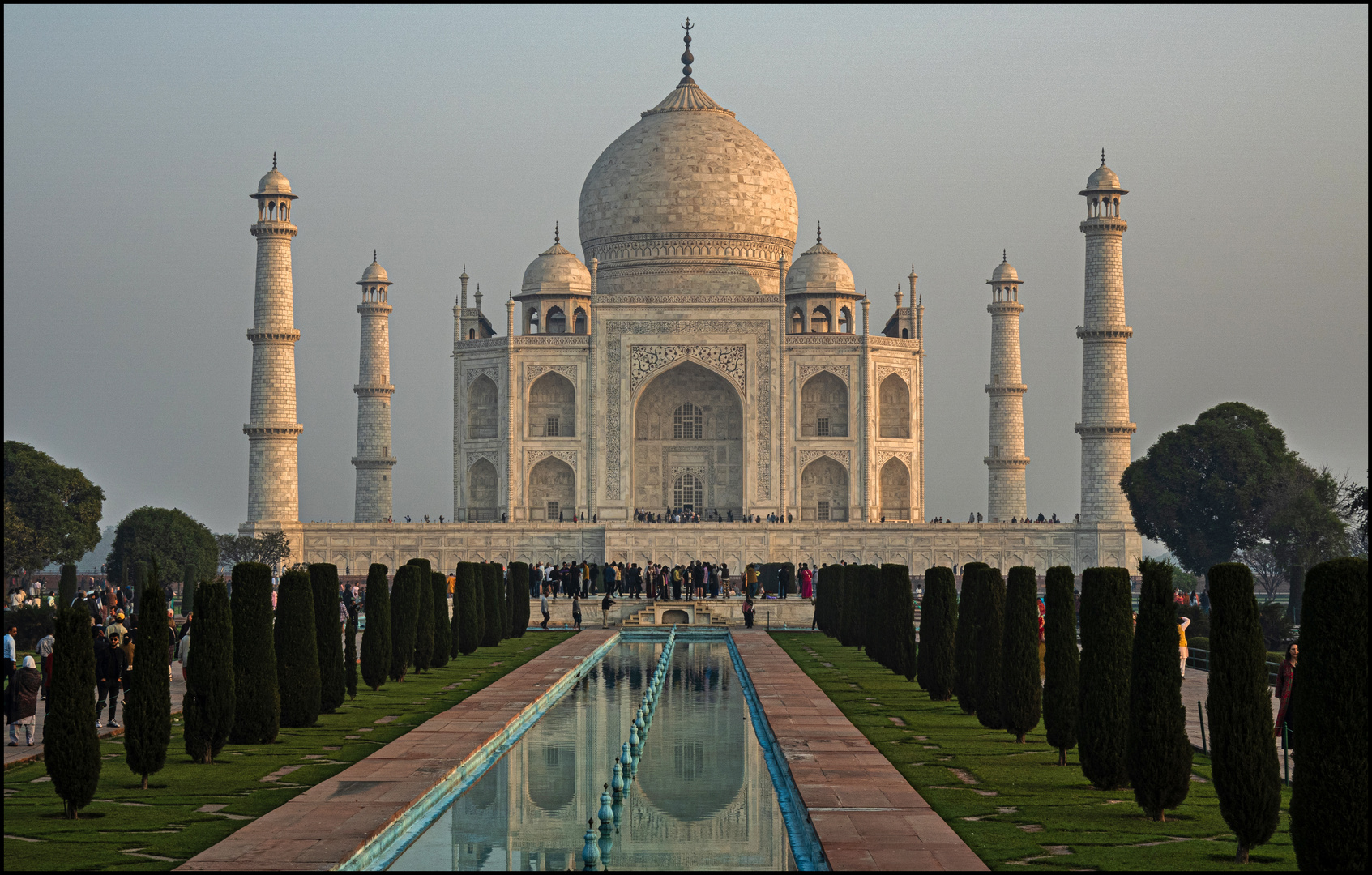 Morgen am Taj Mahal