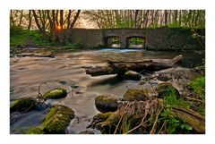 Morgen an der Brücke