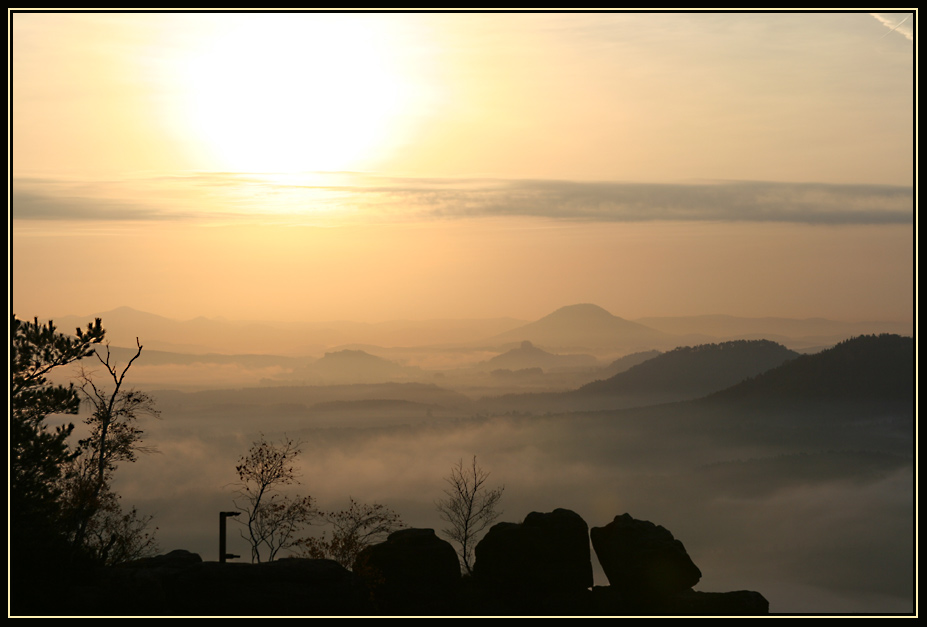 Morgen auf dem Lilienstein IV