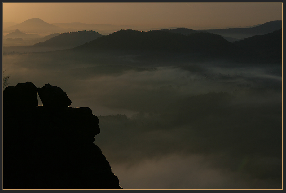 Morgen auf dem Lilienstein V