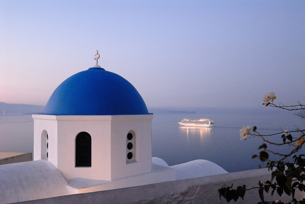 Morgen auf Santorini