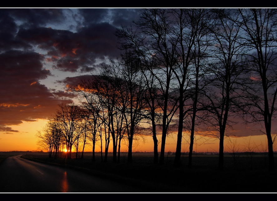 Morgen bei Sonnenaufgang