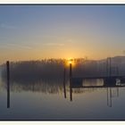 Morgen erwachen am Wallersee Seekirchen