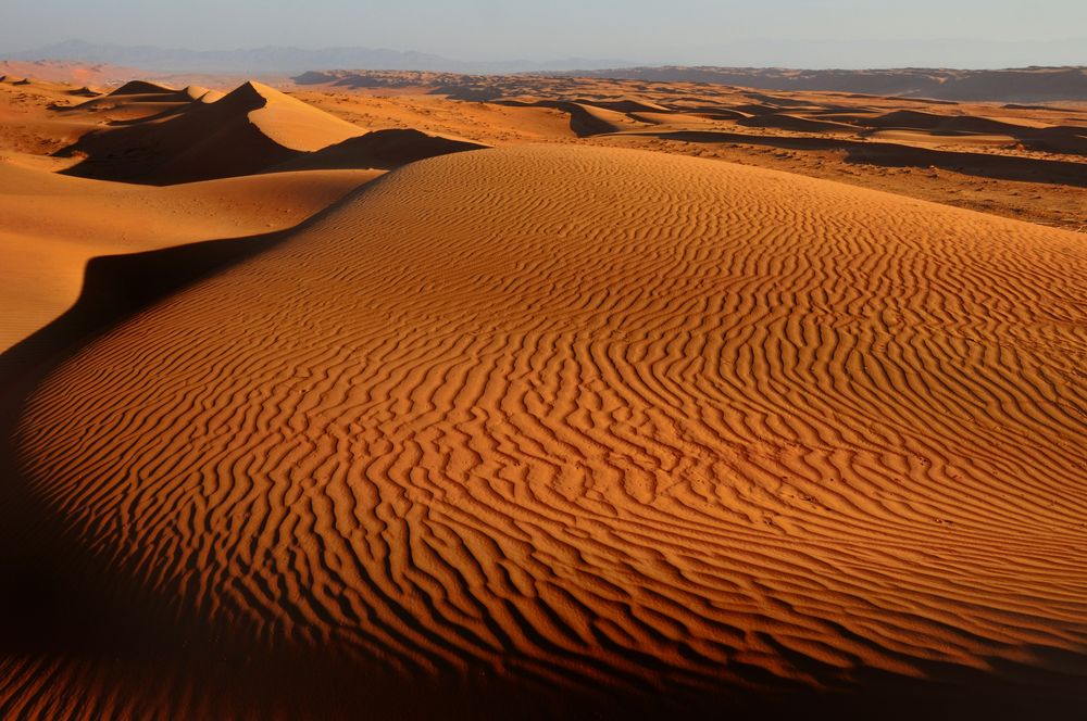 Morgen in der Frühe in der Ramlat al Wahiba