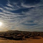 Morgen in der marokkanischen Sahara