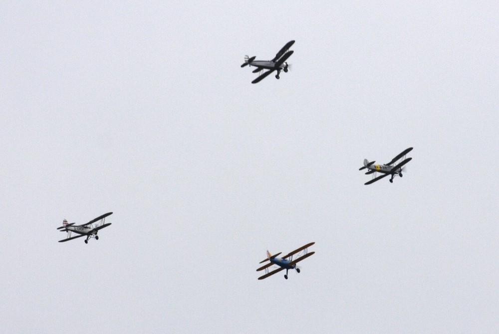 Morgen ist Flugtag, heute wird schon mal geprobt