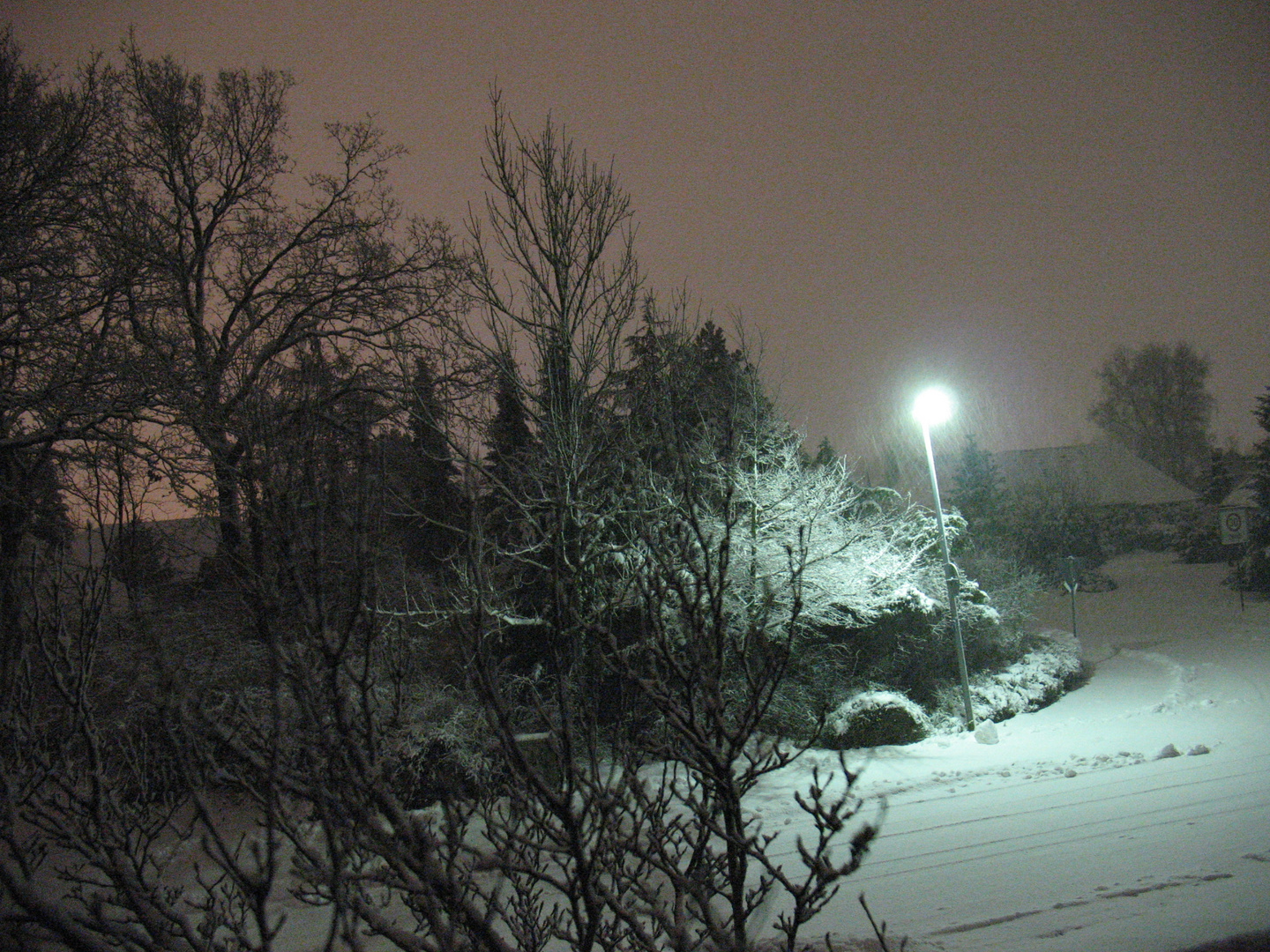 Morgen ist wieder schneeschaufeln angesagt