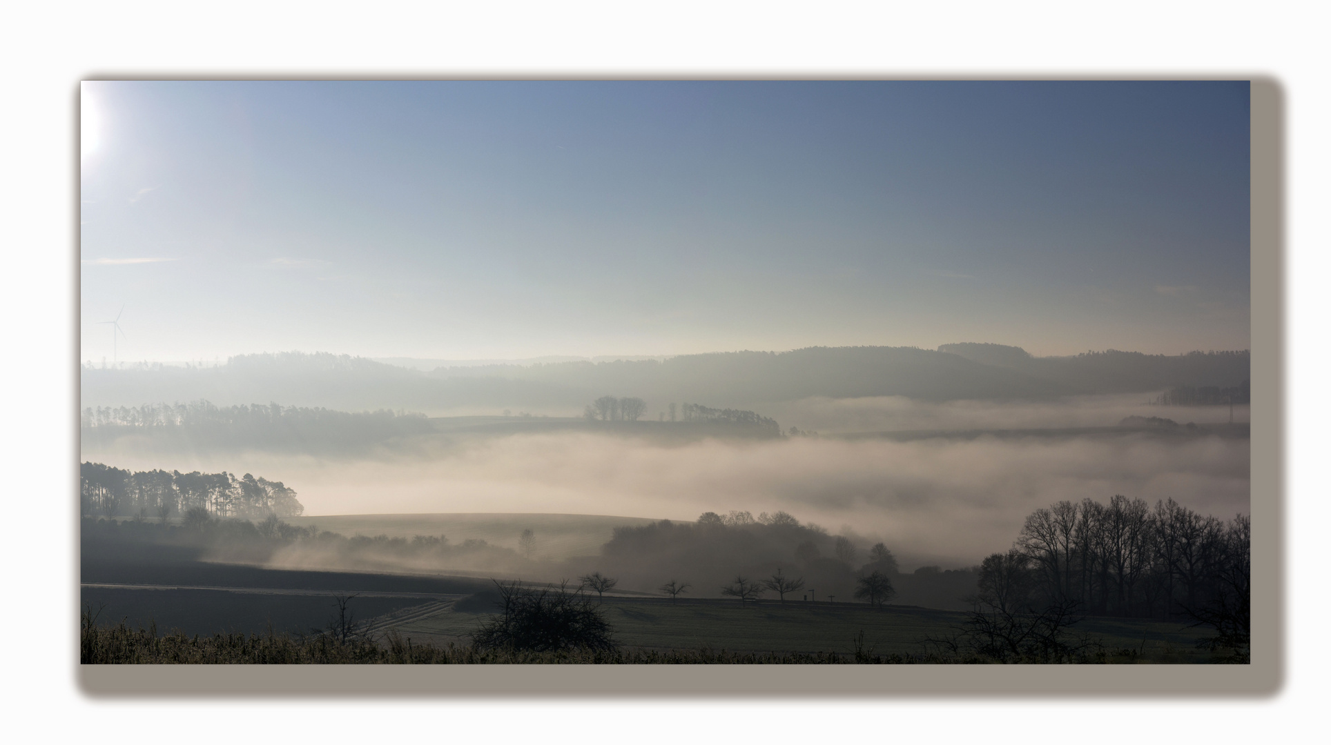 Morgen  - Nebel