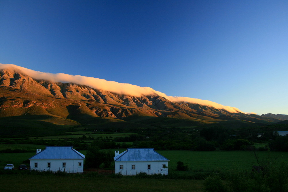 Morgen Swartberg Lodge unterhalb Swartbergpass