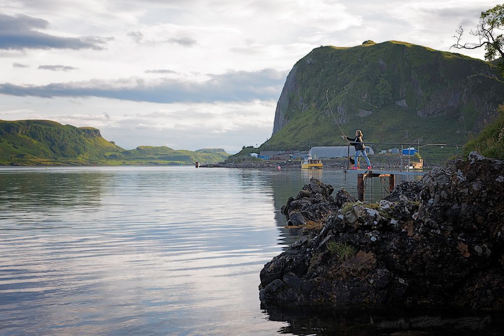 Morgen über dem Sund of Kerrera