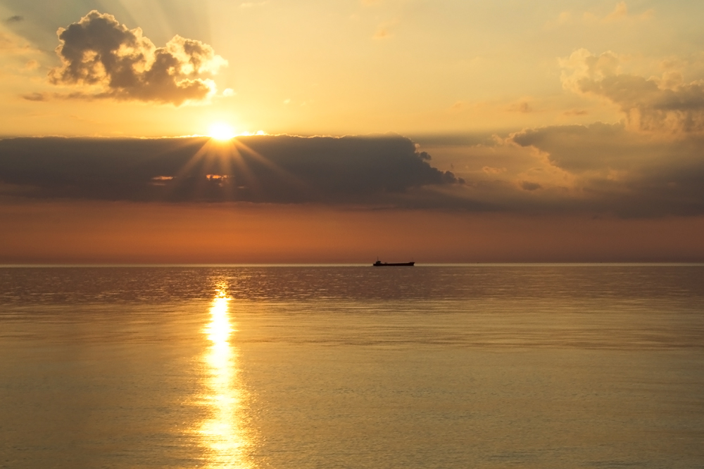 Morgen über der Ostsee