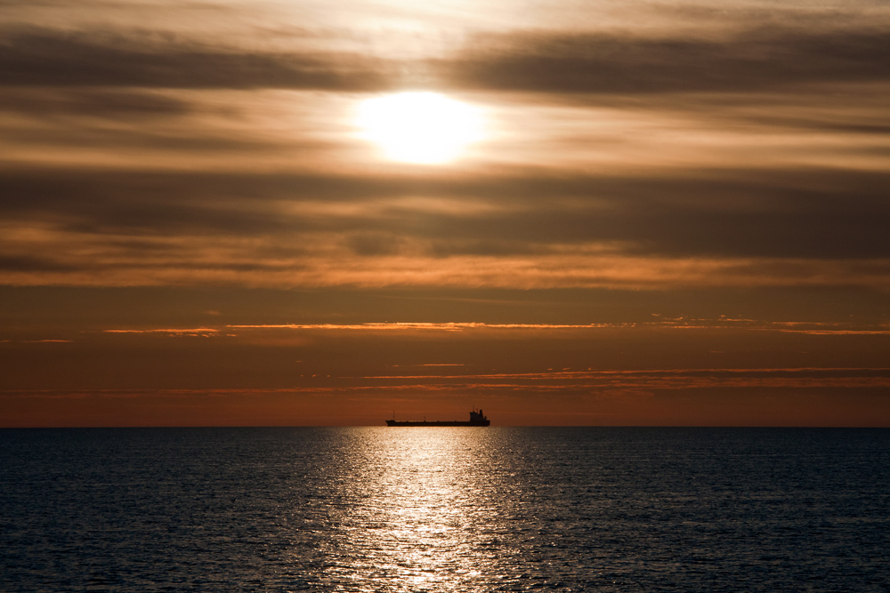 Morgen über der Ostsee