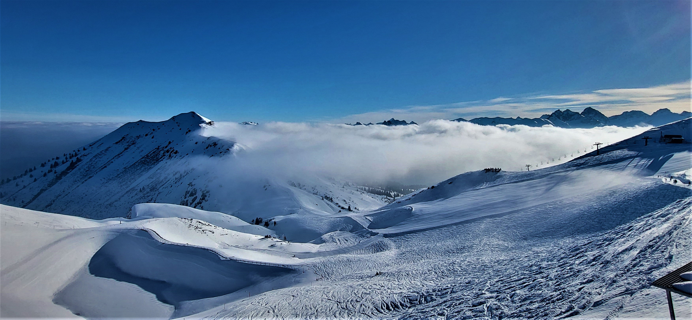 Morgenanblick von der Kanzelwand