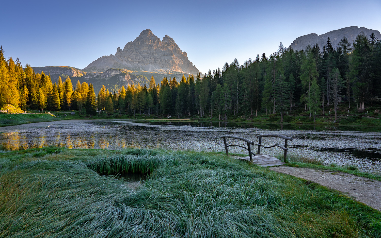 Morgenblick am Lago Antorno