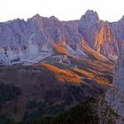 Morgenblick vom Sellajoch in den Dolomiten vom 22.09. 2017...