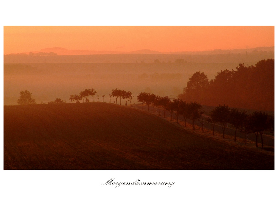 morgendämmerung...