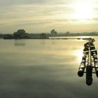 Morgendämmerung am Baggersee