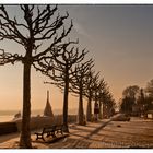 Morgendämmerung am Genfer See