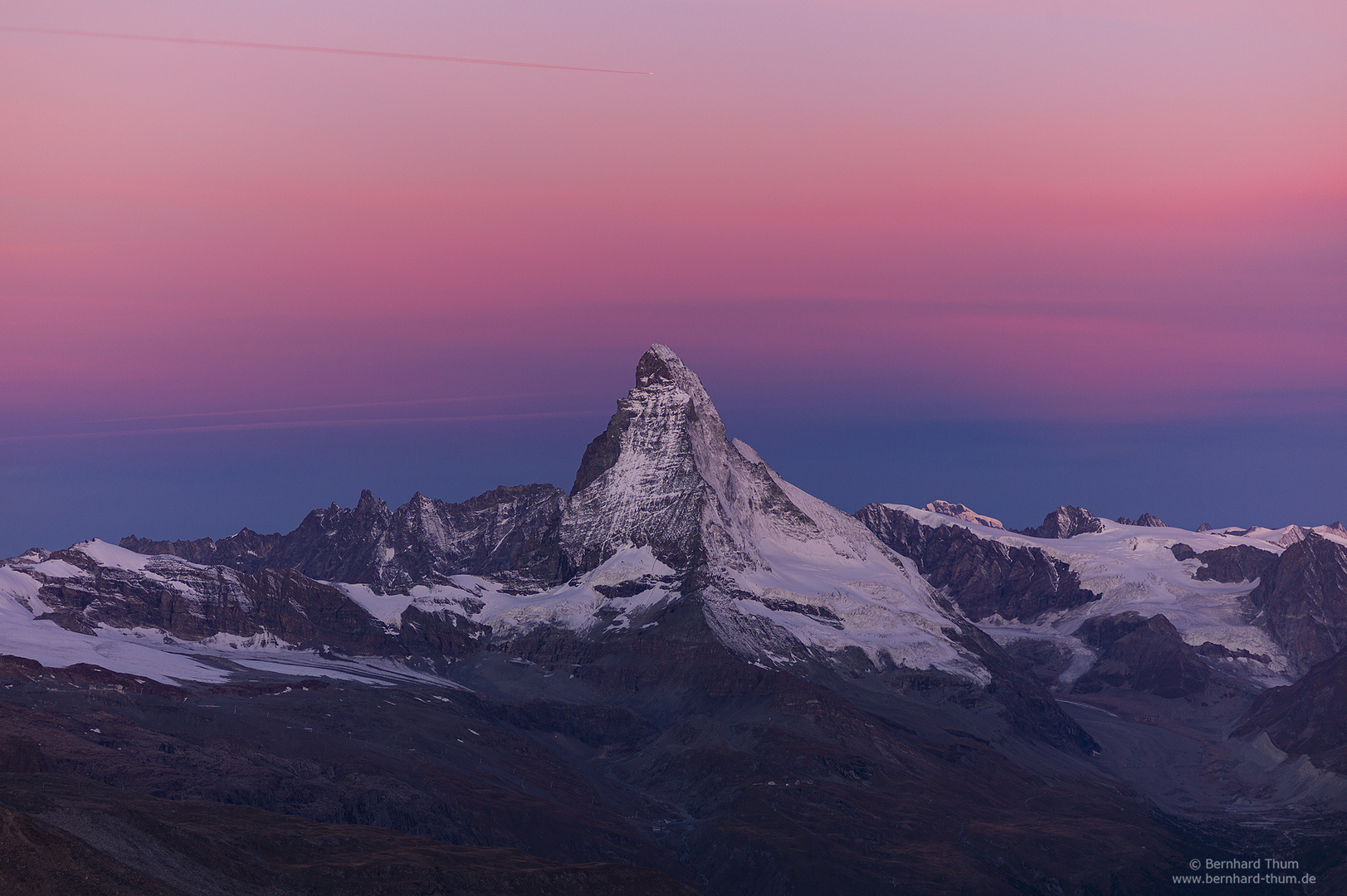 Morgendämmerung am Matterhorn