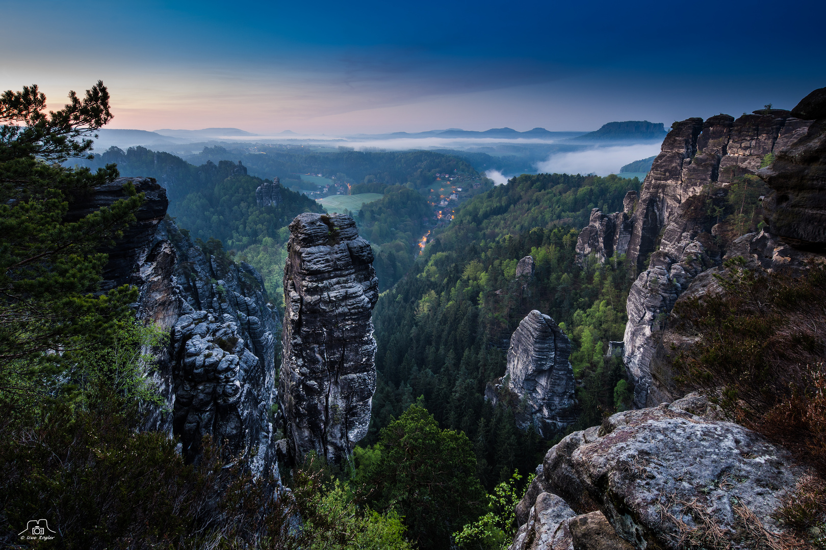 Morgendämmerung am Raaber Kessel