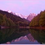 Morgendämmerung am Riessersee