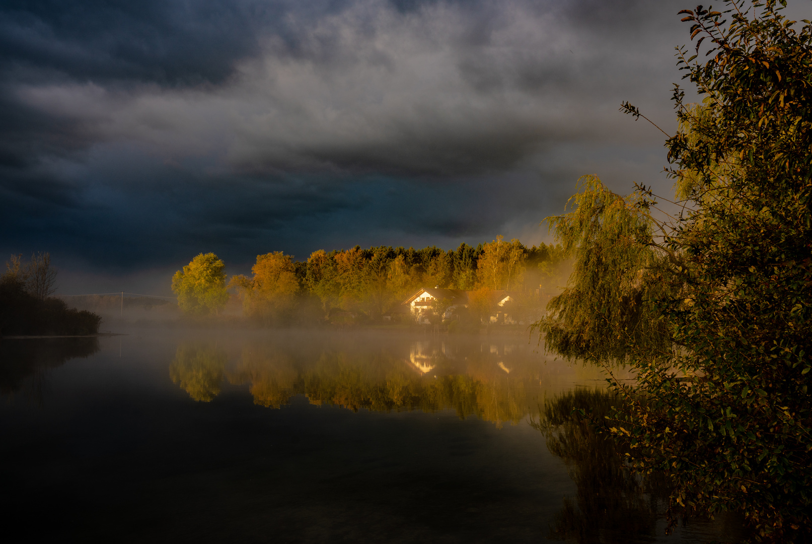 Morgendämmerung an der Alz