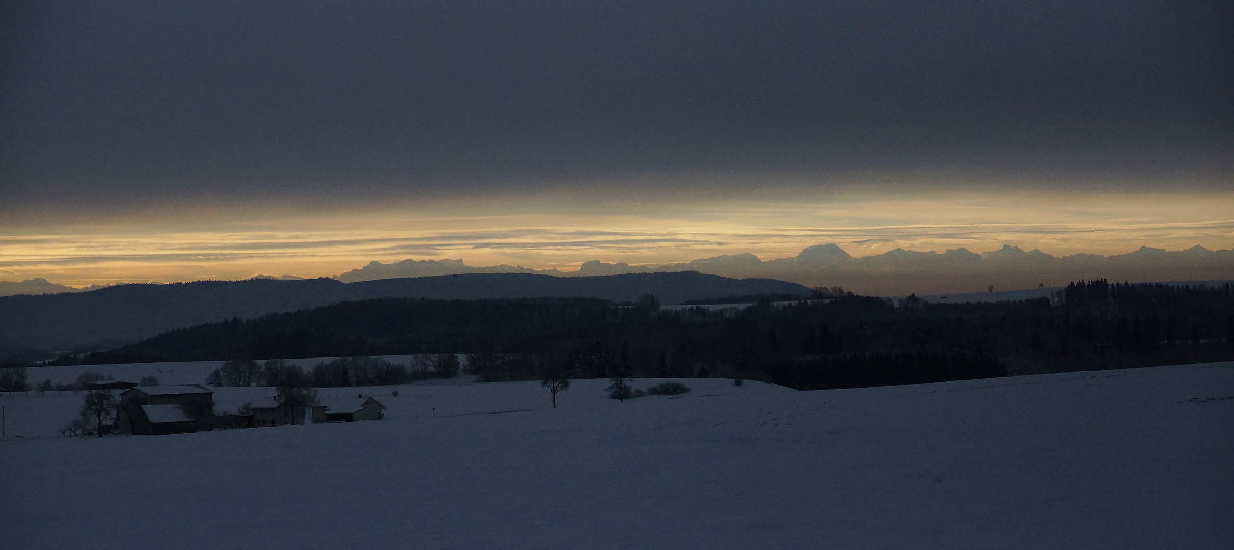 Morgendämmerung auf der Baar