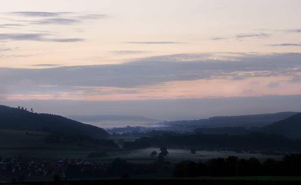 Morgendämmerung im Rhumetal