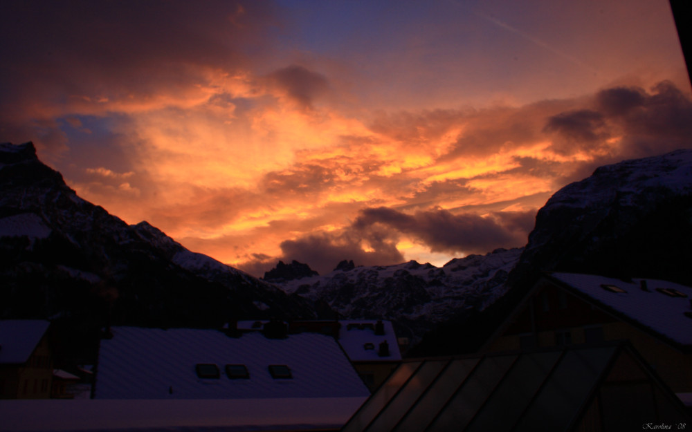 ***Morgendämmerung in Engelberg***