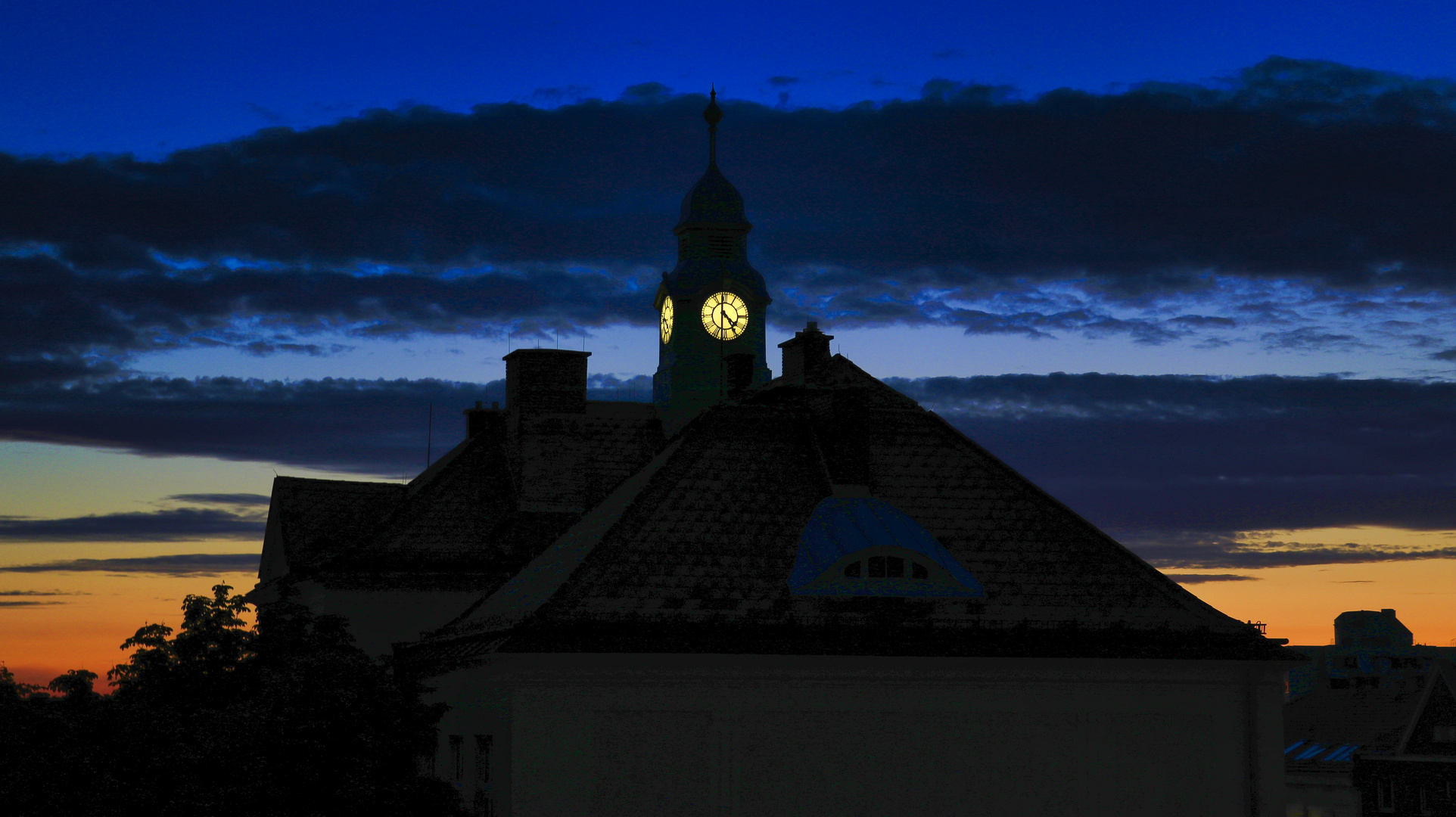 Morgendämmerung in Floridsdorf