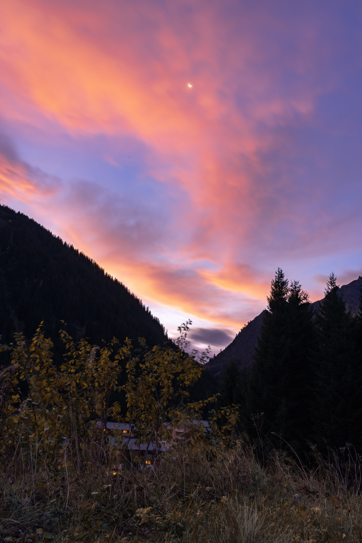 Morgendämmerung in Gargellen