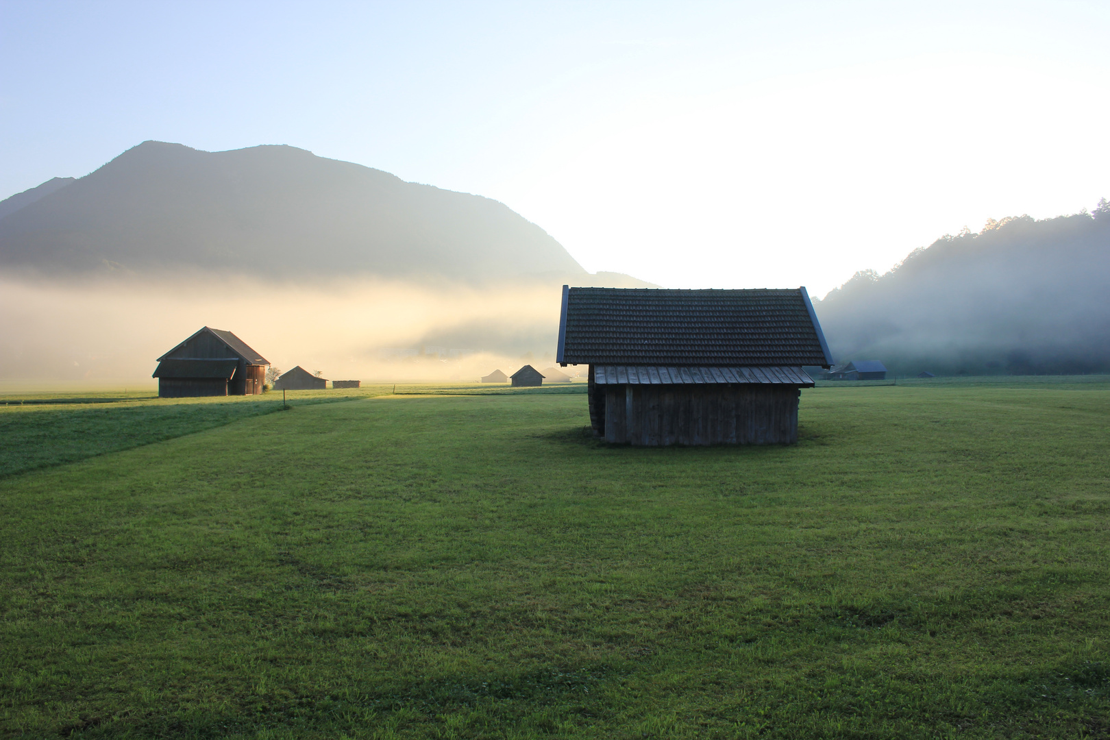 Morgendämmerung in Garmisch