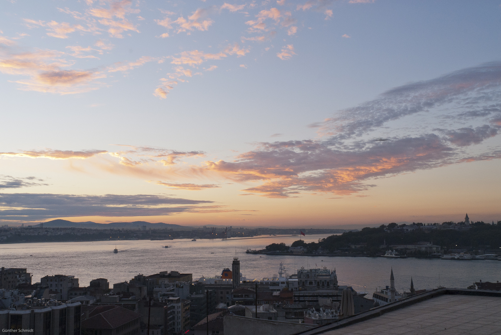 Morgendämmerung in Istanbul