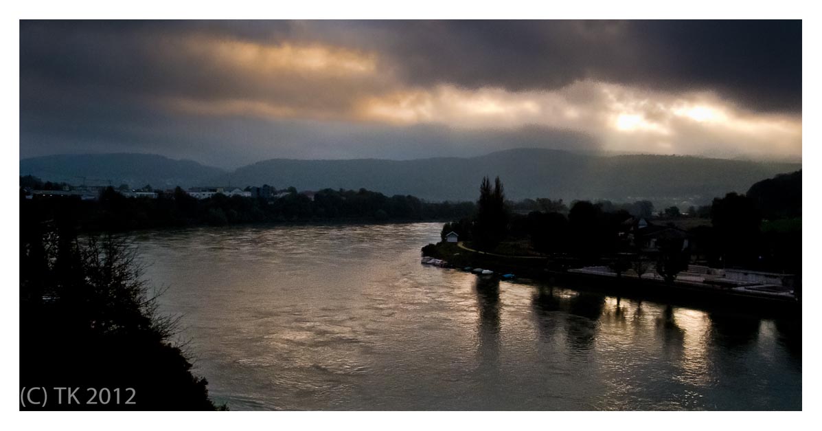 Morgendämmerung in Laufenburg