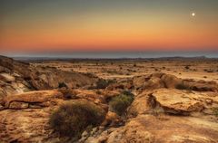 Morgendämmerung in Namibia