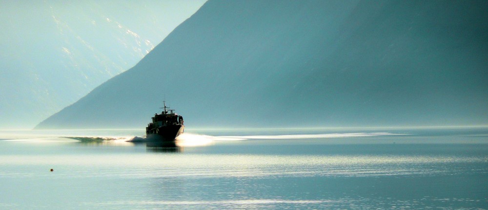 Morgendämmerung in Norwegen