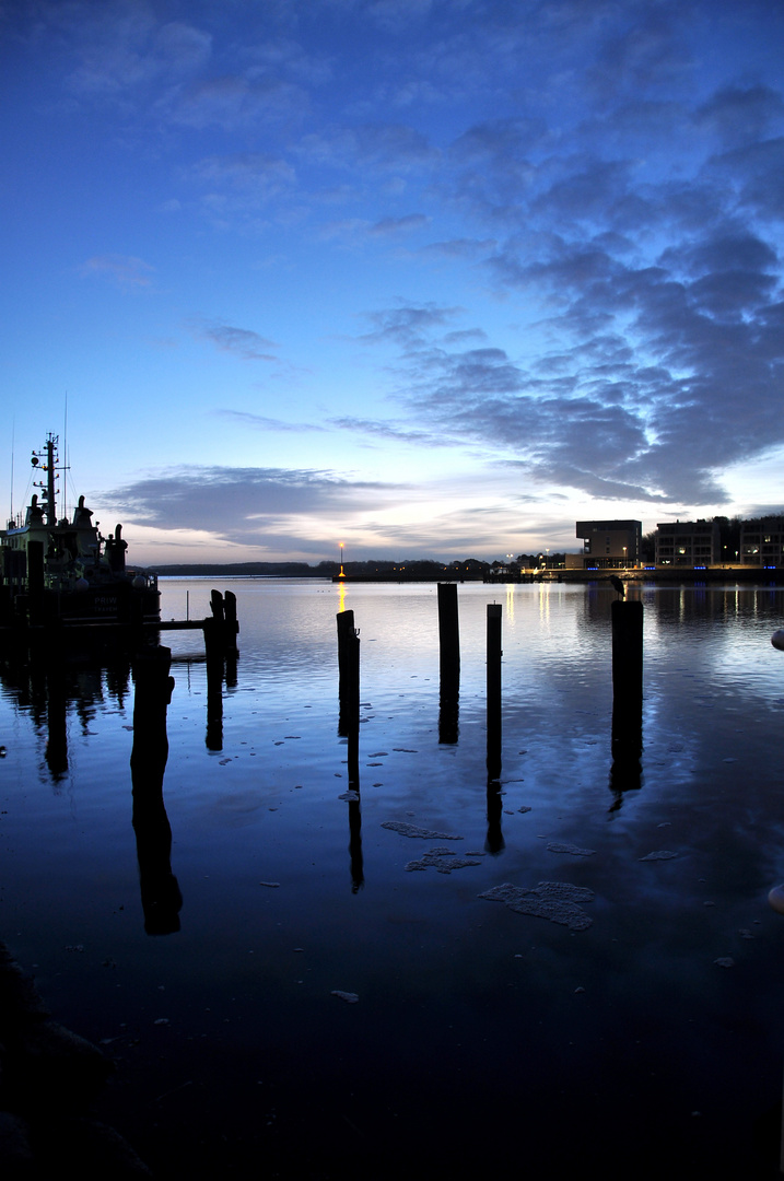 Morgendämmerung in Travemünde