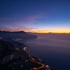 Morgendämmerung über Amalfi