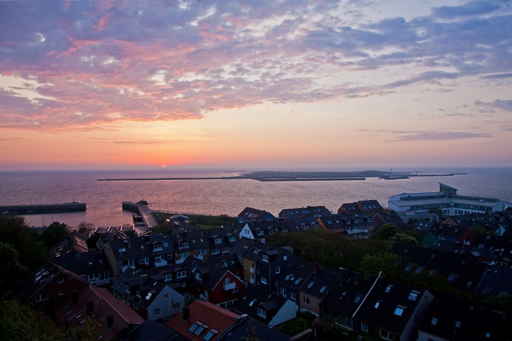 Morgendliche blaue Stunde über Helgoland...
