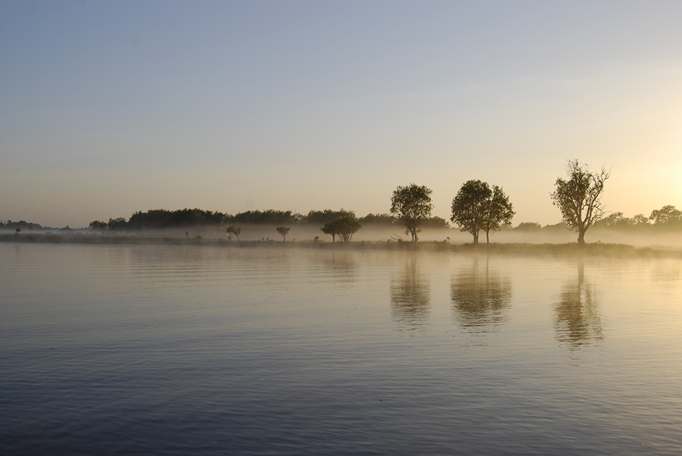 morgendliche Bootstour