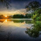 morgendliche Idylle am Baggersee