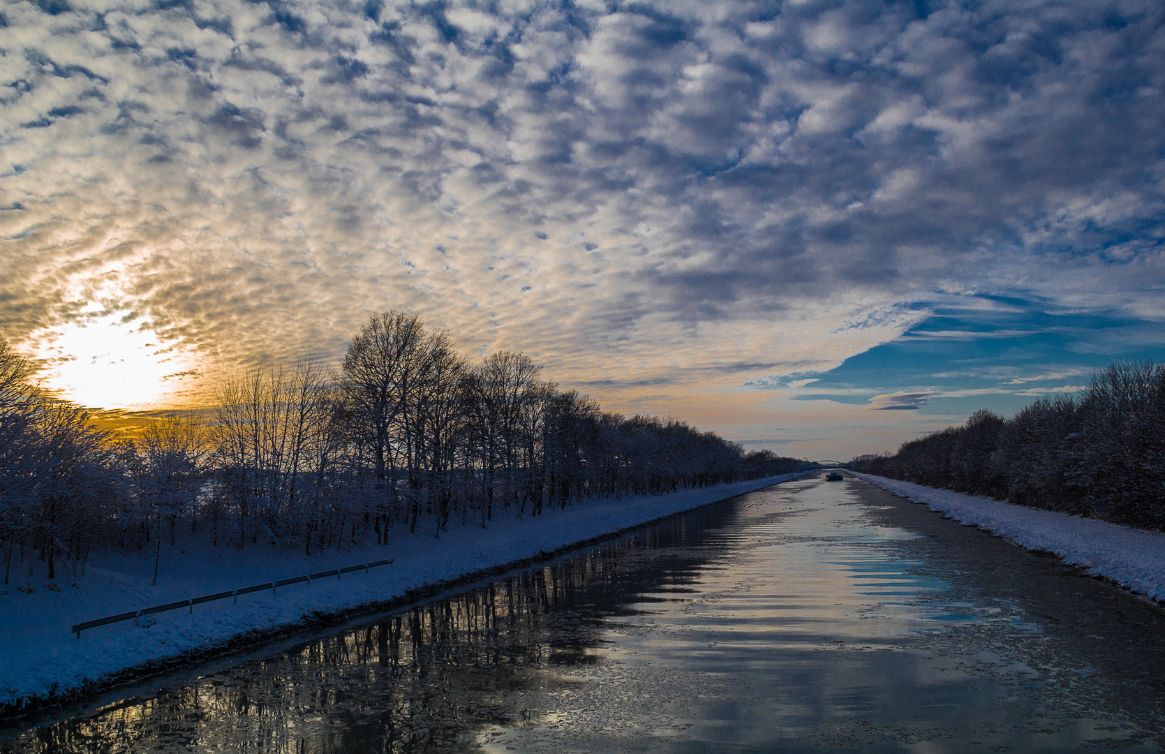 morgendliche Laufstrecke