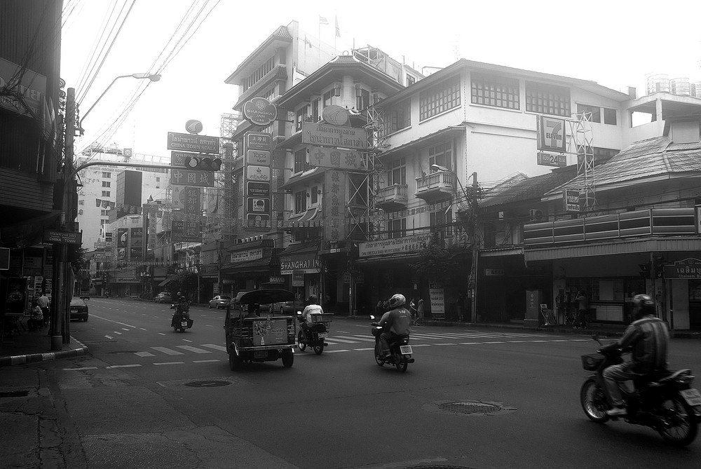 Morgendliche Ruhe in Bangkoks Chinatown