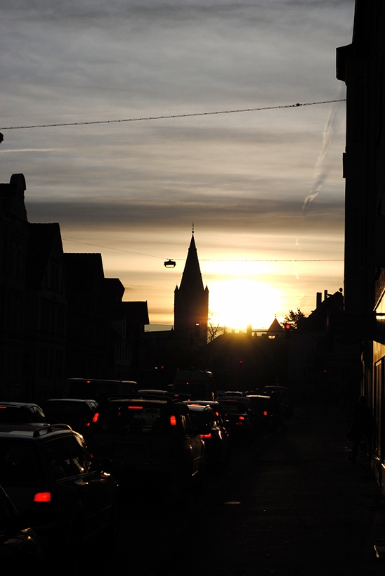 Morgendliche Rushhour Paderborn