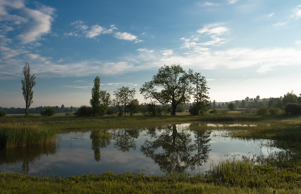 Morgendliche Spiegelungen